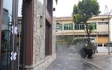 Cách ly, khử trùng phố Trúc Bạch phòng chống dịch Covid-19 lây lan